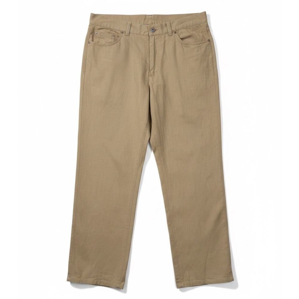 Lauren Ralph Lauren 100% Linen Ankle Pants Lightweight Tan Size 8